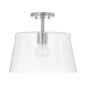 Capital Lighting - 246911BN - One Light Pendant - Baker - Brushed Nickel
