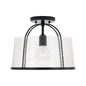 Capital Lighting - 247011MB - One Light Flush Mount - Madison - Matte Black