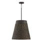 Capital Lighting - 343941CW - Four Light Pendant - Tallulah - Charcoal Wash