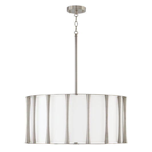 Capital Lighting - 344641BN - Four Light Pendant - Bodie - Brushed Nickel