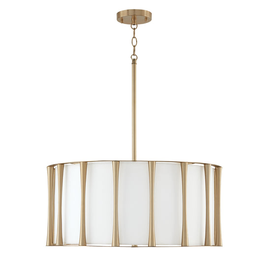 Capital Lighting - 344641MA - Four Light Pendant - Bodie - Matte Brass