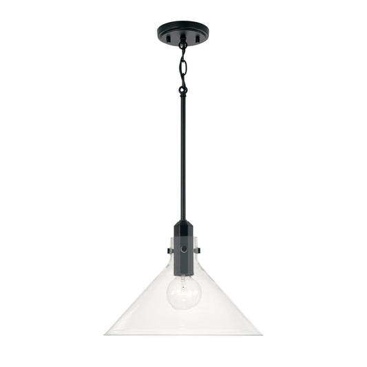 Capital Lighting - 345811MB - One Light Pendant - Greer - Matte Black