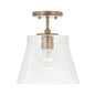 Capital Lighting - 346912AD - One Light Pendant - Baker - Aged Brass