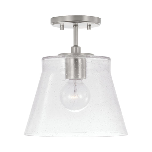 Capital Lighting - 346912BN - One Light Pendant - Baker - Brushed Nickel