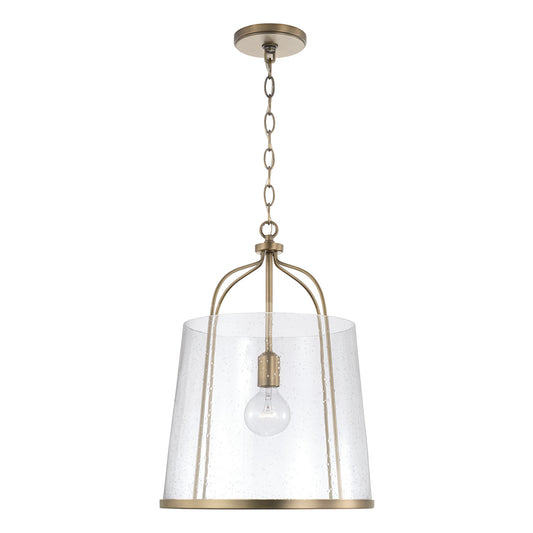 Capital Lighting - 347011AD - One Light Pendant - Madison - Aged Brass