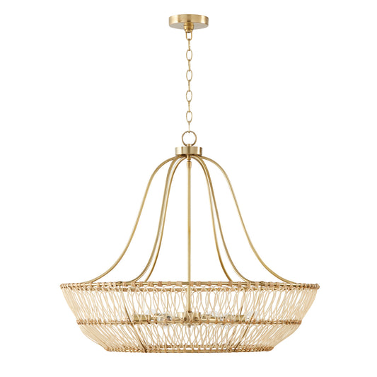 Capital Lighting - 444161MA - Six Light Chandelier - Wren - Matte Brass