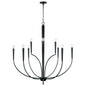 Capital Lighting - 445901MB - Ten Light Chandelier - Holden - Matte Black