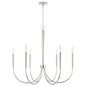 Capital Lighting - 445961PN - Six Light Chandelier - Holden - Polished Nickel