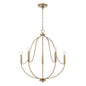 Capital Lighting - 447051AD - Five Light Chandelier - Madison - Aged Brass