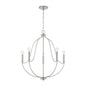 Capital Lighting - 447051BN - Five Light Chandelier - Madison - Brushed Nickel