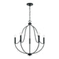 Capital Lighting - 447051MB - Five Light Chandelier - Madison - Matte Black