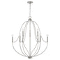 Capital Lighting - 447091BN - Nine Light Chandelier - Madison - Brushed Nickel