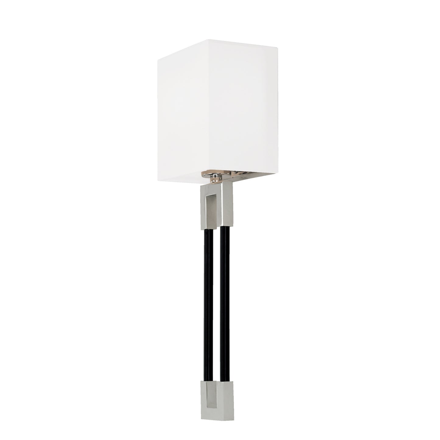 Capital Lighting - 644711NK - One Light Wall Sconce - Bleeker - Polished Nickel and Matte Black