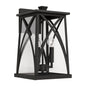 Capital Lighting - 946531BK - Three Light Outdoor Wall Lantern - Marshall - Black