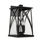 Capital Lighting - 946541BK - Four Light Outdoor Wall Lantern - Marshall - Black
