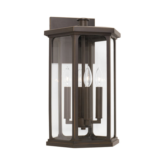 Capital Lighting - 946641OZ - Four Light Outdoor Wall Lantern - Walton - Oiled Bronze