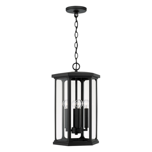 Capital Lighting - 946642BK - Four Light Outdoor Hanging Lantern - Walton - Black