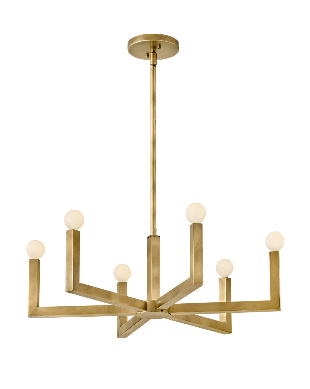 Hinkley - 45046HB - LED Chandelier - Ezra - Heritage Brass