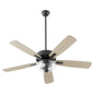 Quorum - 4525-2259 - 52"Ceiling Fan - Ovation - Matte Black