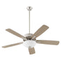 Quorum - 4525-265 - 52"Ceiling Fan - Ovation - Satin Nickel