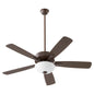 Quorum - 4525-286 - 52"Ceiling Fan - Ovation - Oiled Bronze