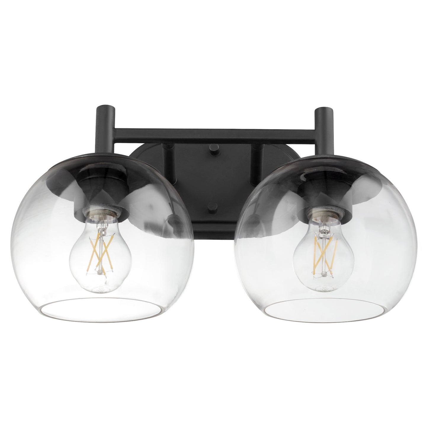 Quorum - 578-2-59 - Two Light Vanity - Lyon - Matte Black