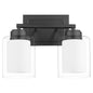 Quorum - 582-2-59 - Two Light Vanity - 582 Vanities - Matte Black