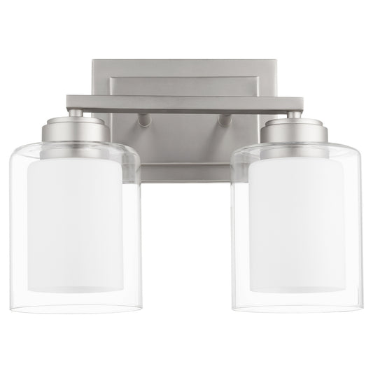 Quorum - 582-2-65 - Two Light Vanity - 582 Vanities - Satin Nickel