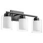 Quorum - 582-3-59 - Three Light Vanity - 582 Vanities - Matte Black