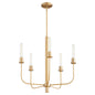 Quorum - 612-5-80 - Five Light Chandelier - Sheridan - Aged Brass