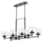 Quorum - 688-8-59 - Eight Light Chandelier - Lyon - Matte Black