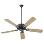 Quorum - 43525-5942 - 52"Ceiling Fan - Estate - Matte Black