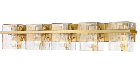 Z-Lite - 1938-5V-MGLD - Five Light Vanity - Bennington - Modern Gold