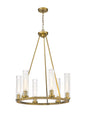 Z-Lite - 3031-6RB - Six Light Chandelier - Beau - Rubbed Brass