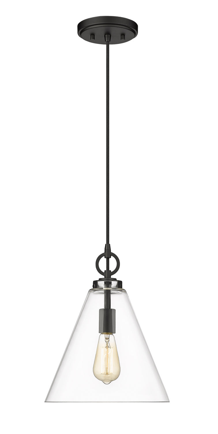 Z-Lite - 3034P11-MB - One Light Pendant - Harper - Matte Black