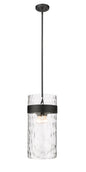 Z-Lite - 3035P12-MB - Four Light Pendant - Fontaine - Matte Black