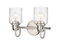 Z-Lite - 340-2V-BN - Two Light Vanity - Kinsley - Brushed Nickel