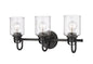 Z-Lite - 340-3V-MB - Three Light Vanity - Kinsley - Matte Black