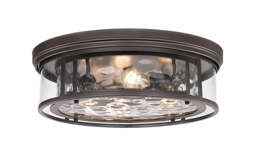 Z-Lite - 493F4-BRZ - Four Light Flush Mount - Clarion - Bronze