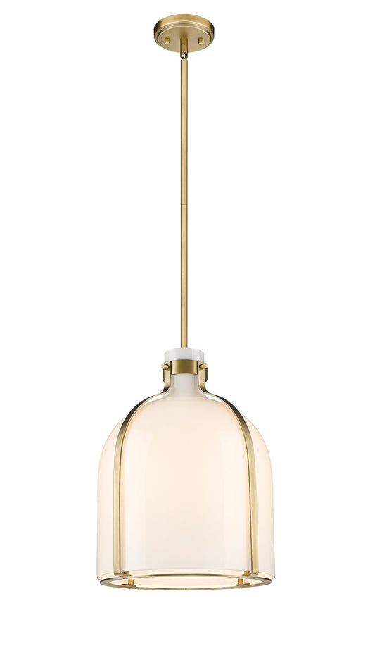 Z-Lite - 818-12RB - One Light Pendant - Pearson - Rubbed Brass