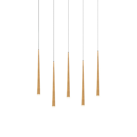 Modern Forms - PD-41805L-AB - LED Pendant - Cascade - Aged Brass