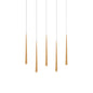 Modern Forms - PD-41805L-AB - LED Pendant - Cascade - Aged Brass
