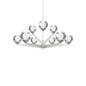 Modern Forms - PD-82027-SN - LED Chandelier - Double Bubble - Satin Nickel