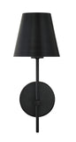 Crystorama - XAV-B8321-MK - One Light Wall Sconce - Xavier - Matte Black