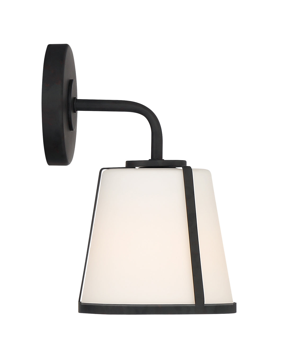 Crystorama - FUL-911-BK - One Light Wall Sconce - Fulton - Black