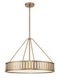 Crystorama - KEN-8306-VG - Six Light Pendant - Kendal - Vibrant Gold