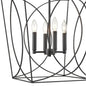 Millennium - 4000-MB - Four Light Pendant - Tracy - Matte Black