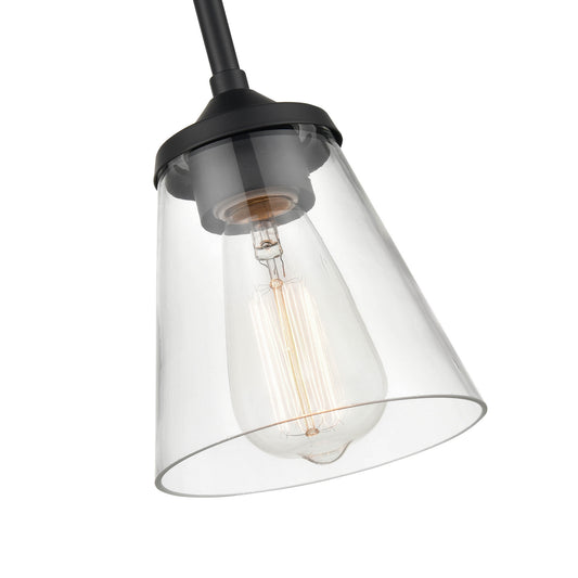 Millennium - 9111-MB - One Light Pendant - Josleen - Matte Black