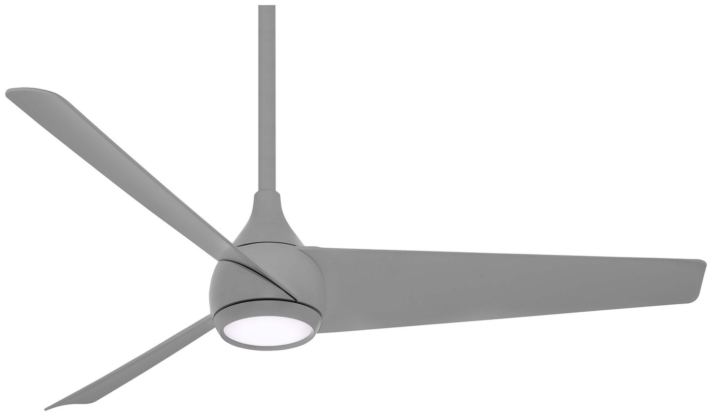 Minka Aire - F678L-GRY - 52"Ceiling Fan - Twist - Grey