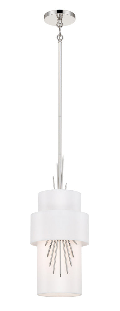 George Kovacs - P5391-613 - One Light Mini Pendant - Gramercy - Polished Nickel